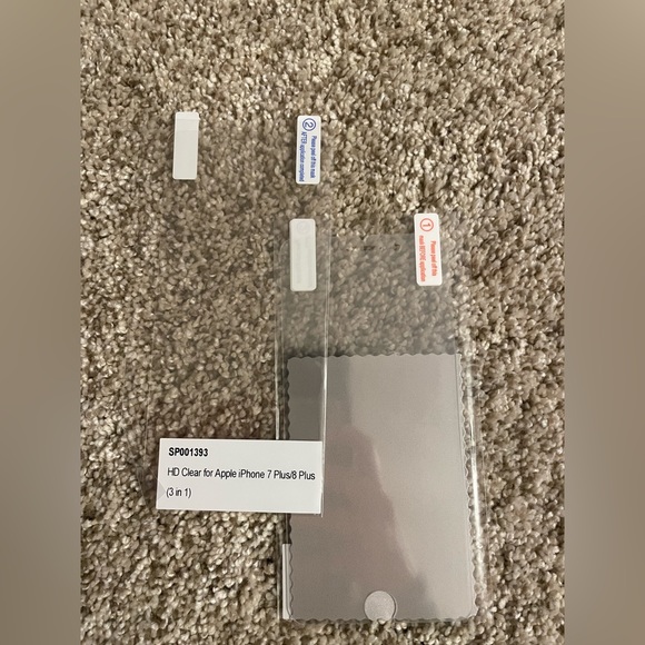 HD Clear for Apple iPhone 8 Plus iPhone 7 Plus Supershieldz Screen Protector set - Picture 2 of 4